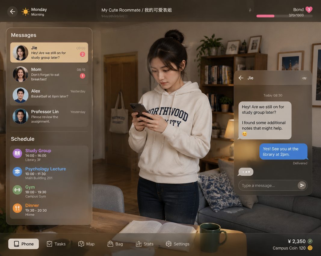 我的可爱表姐 场景演出 演示图 3